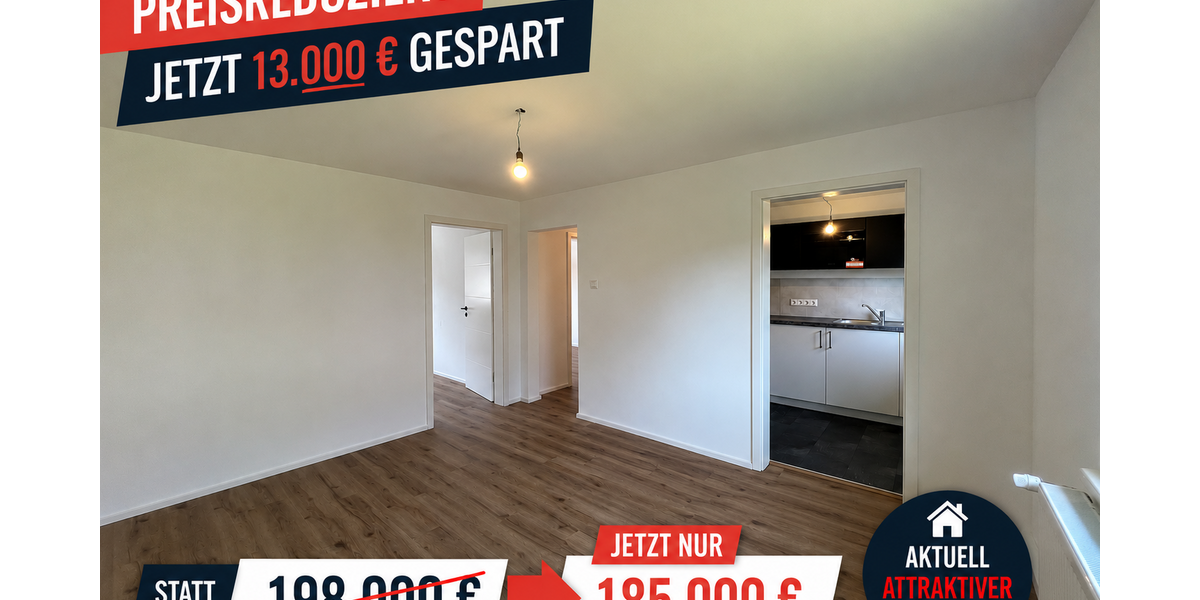 Etagenwohnung Villingen-Schwenningen Schwenningen - 3 Zimmer, 52 m&sup2;, 185.000&euro; | Angebot:25805348