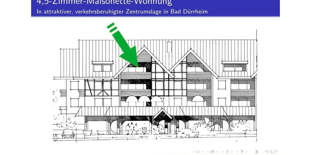 Maisonettenwohnung Bad Dürrheim - 4.5 Zimmer, 148 m&sup2;, 335.000&euro; | Angebot:24652716