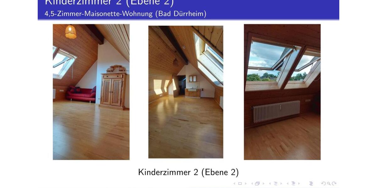 Maisonettenwohnung Bad Dürrheim - 4.5 Zimmer, 148 m&sup2;, 335.000&euro; | Angebot:24652716