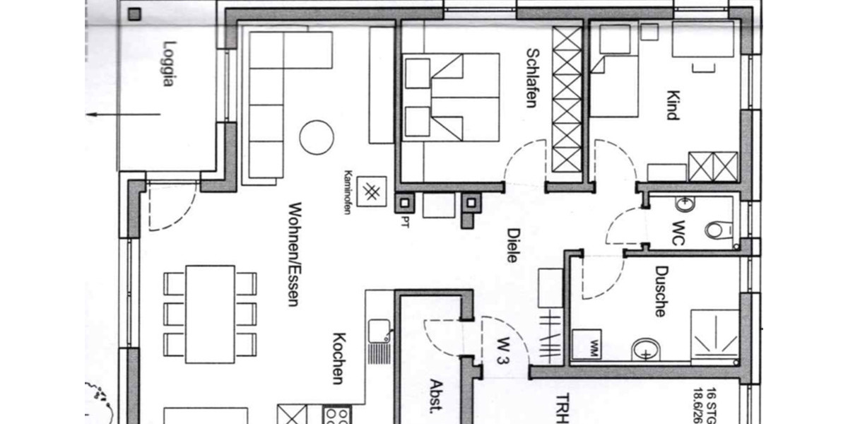 Etagenwohnung Schömberg - 3 Zimmer, 89 m&sup2;, 980&euro; | Angebot:25883021