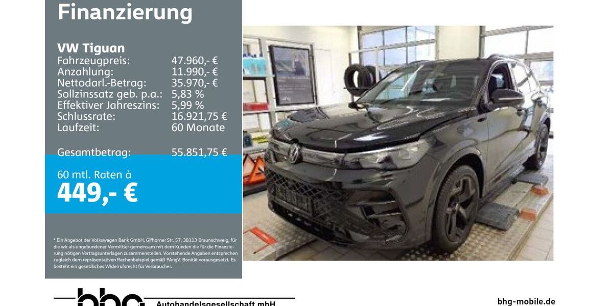 VW Tiguan 9.367 km 47.960 &euro; Rottweil 78628