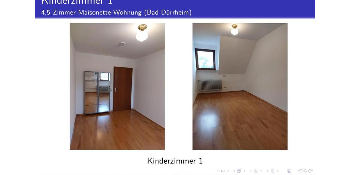 Maisonettenwohnung Bad Dürrheim - 4.5 Zimmer, 148 m&sup2;, 335.000&euro; | Angebot:24652716